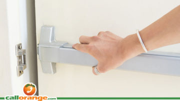 Exit Door Push-Bar Handle and Lock Repair