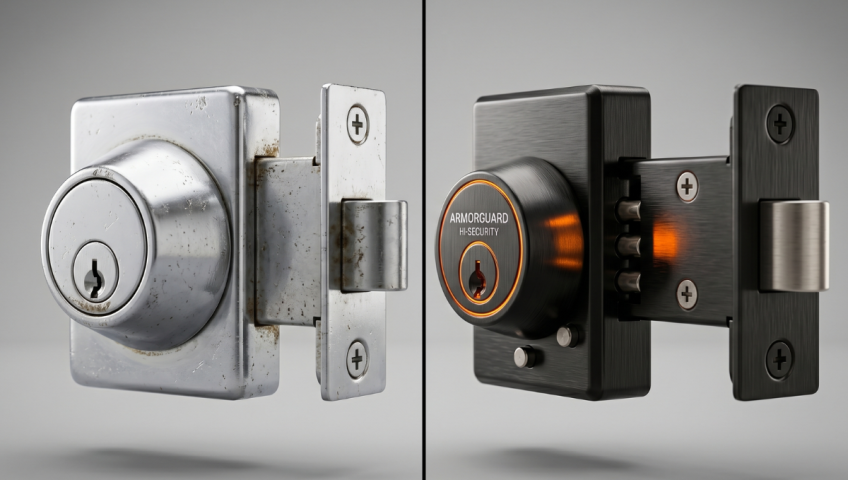 High security deadbolts