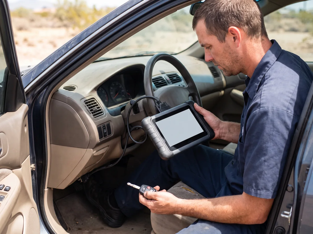 Car Key Programming by CallOrange.com locksmith in Tempe, Arizona