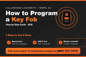 How to program a key fob step-by-step guide — CallOrange Locksmith Tempe