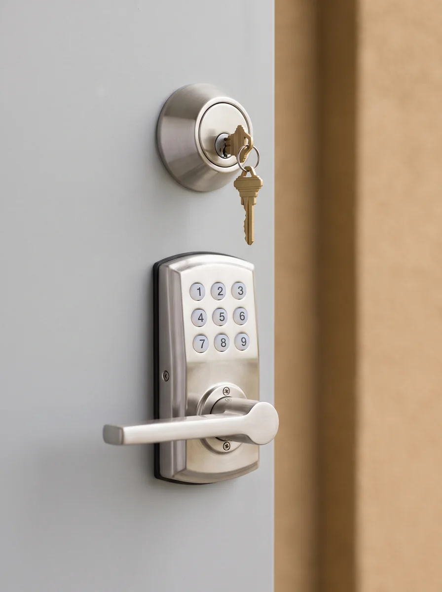 Keypad Deadbolt Install by CallOrange.com locksmith in Tempe, Arizona