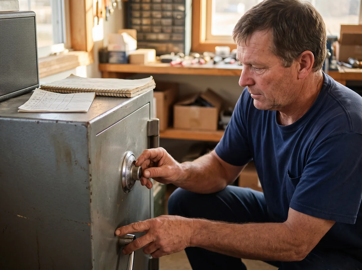 Safe Opening by CallOrange.com locksmith in Tempe, Arizona