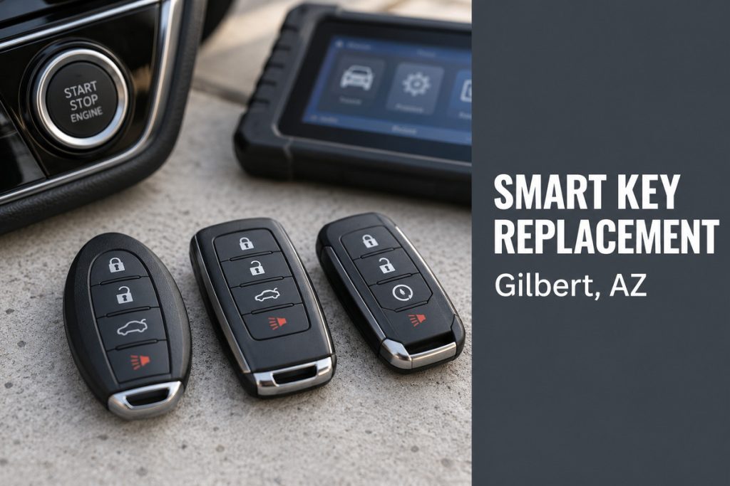 Smart key replacement in Gilbert for Hyundai, Kia and Nissan