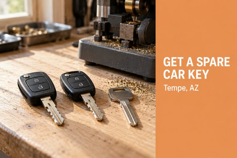 Spare car key in Tempe: original key and new copy