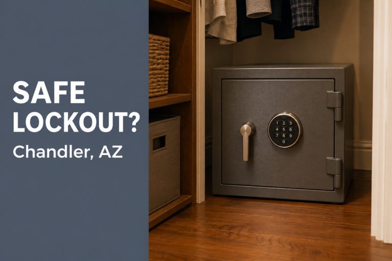 Safe lockout in Chandler: home safe opening by a locksmith